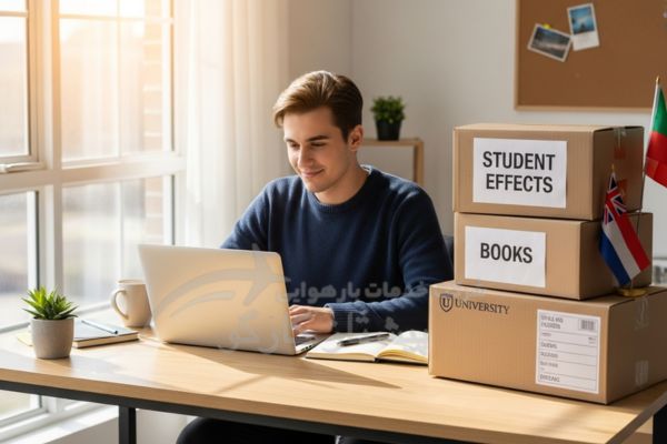 ارسال لوازم دانشجویی به فرانسه